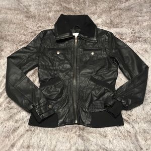 Faux Leather Jacket
